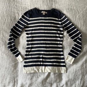 Navy stripe sweater